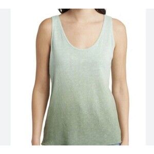 NWT Treasure & Bond Nordstrom Green Ombre Knit Scoop Neck Tank Top Size M